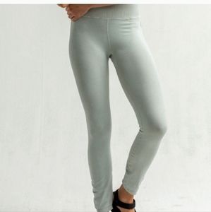 NWT Free People Good Karma Leggings Sea Glass Size M/L